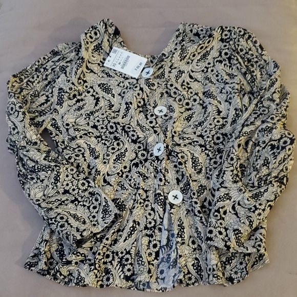 Zara paisley top - Picture 4 of 5